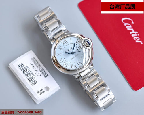 BALLON BLEU 33MM STEEL ICE BLUE DIAL